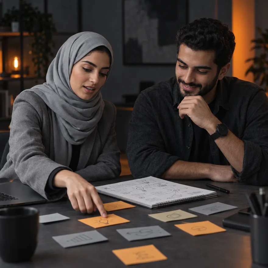 دراسة الفكرة وتحديد الاتجاه
